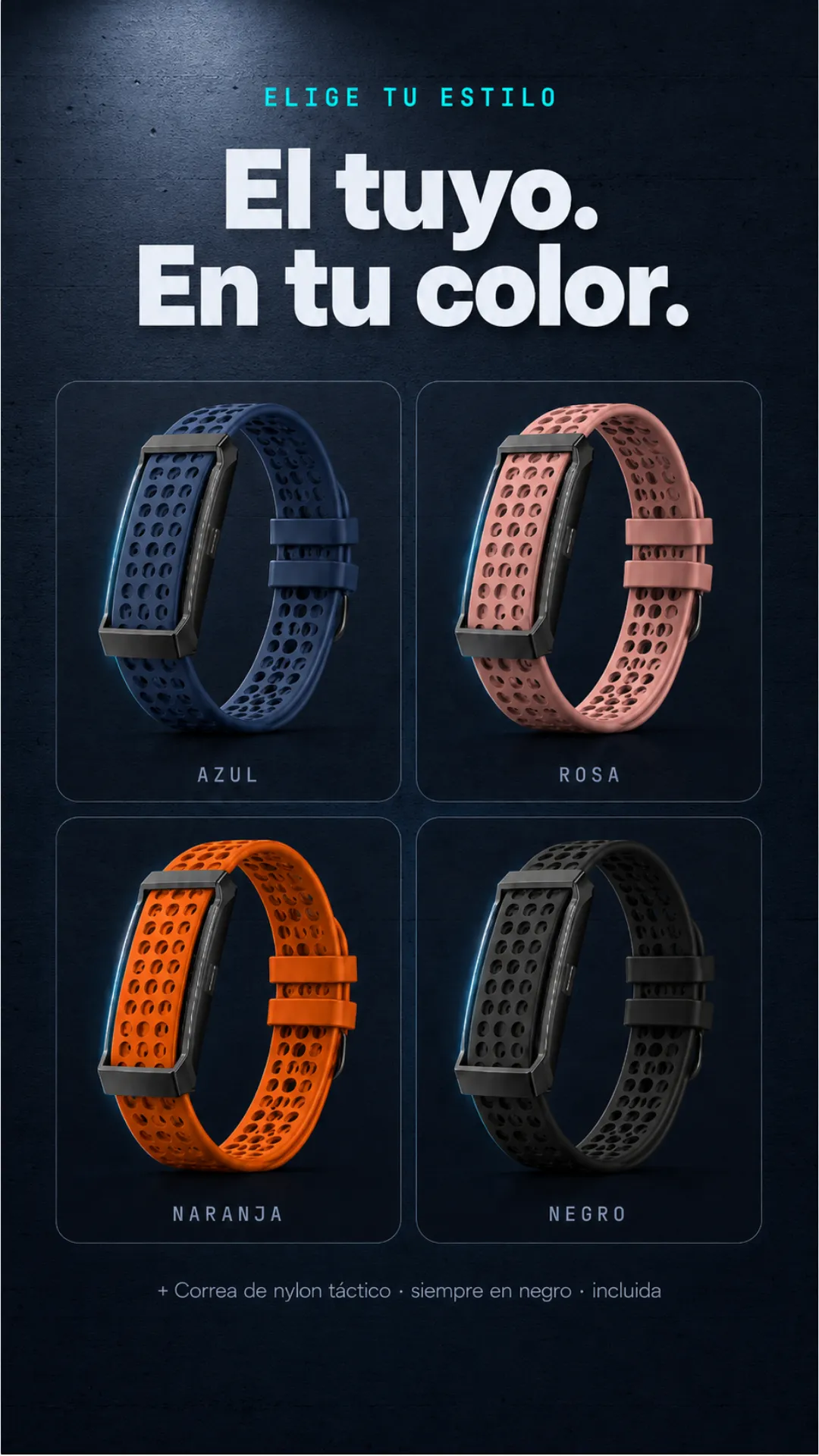 Colores disponibles de DT06 NEXO