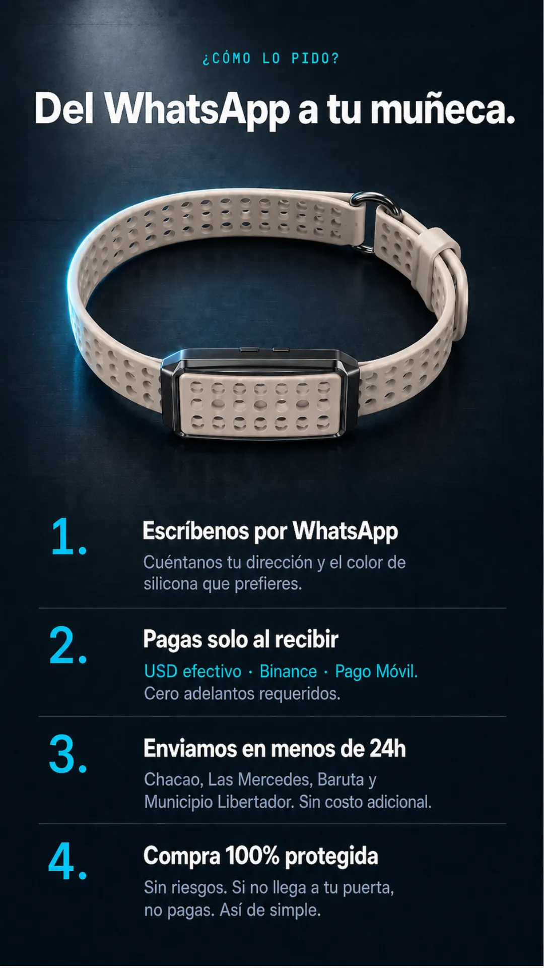 Proceso de pedido DT06 NEXO por WhatsApp