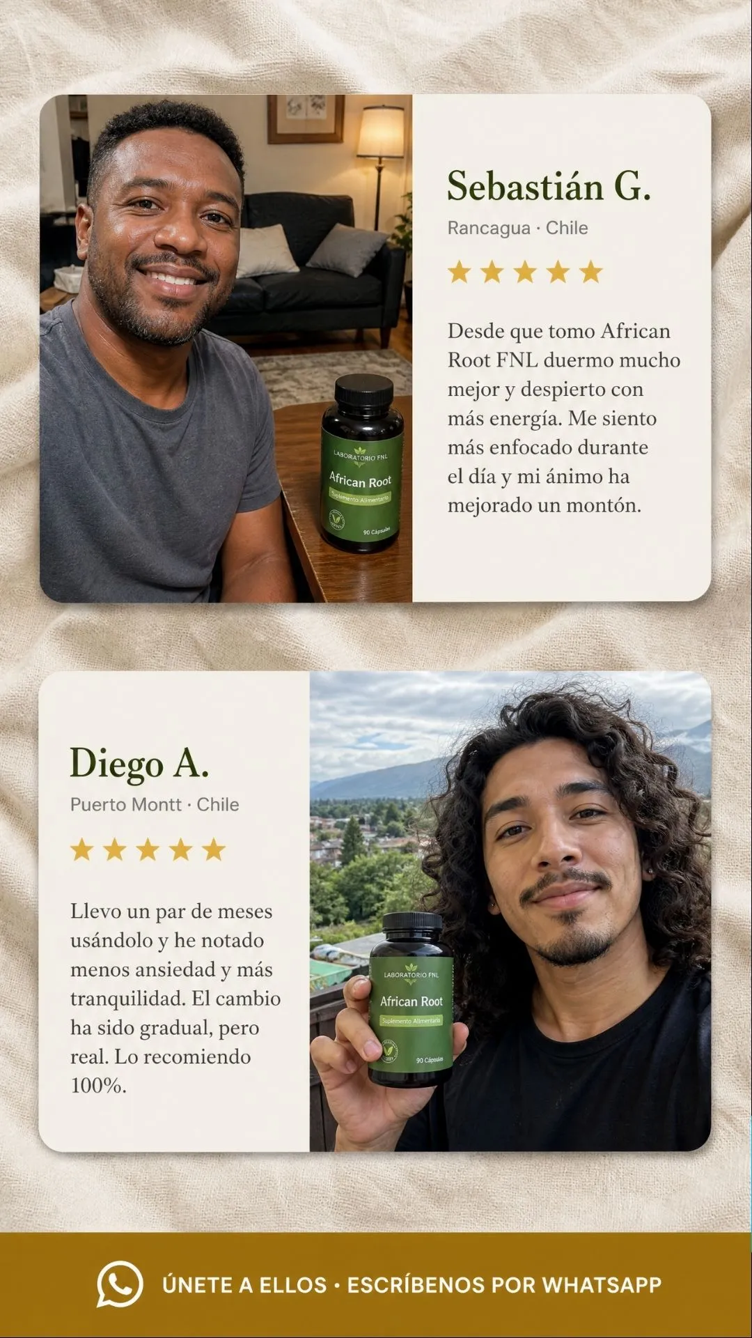 Testimonios de Sebastián G. y Diego A.
