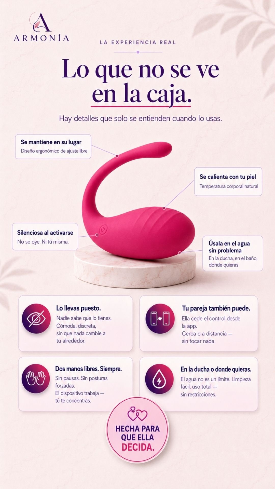 Beneficios y experiencia de uso del producto